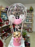 4 Adet Ayıcıklı Hoş geldin Kız Bebek Balonu