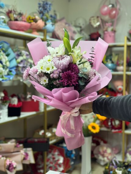 Karışık renkli premium buket